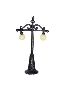 Forma Vitrum Street Light Pewter Miniature Vitreville Collection By Bill Job